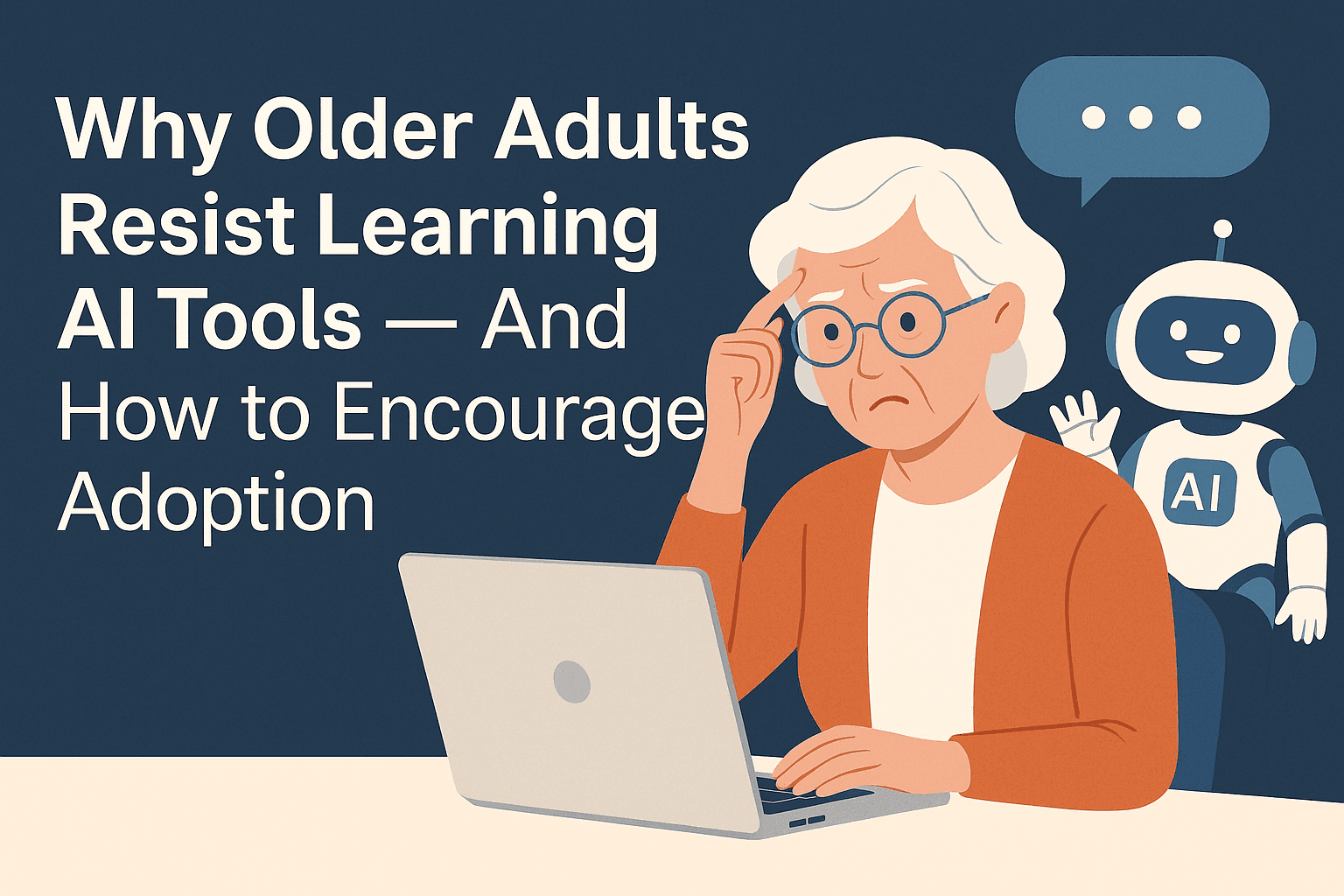 Why Older Adults Resist Learning AI Tools — And How to Encourage Adoption