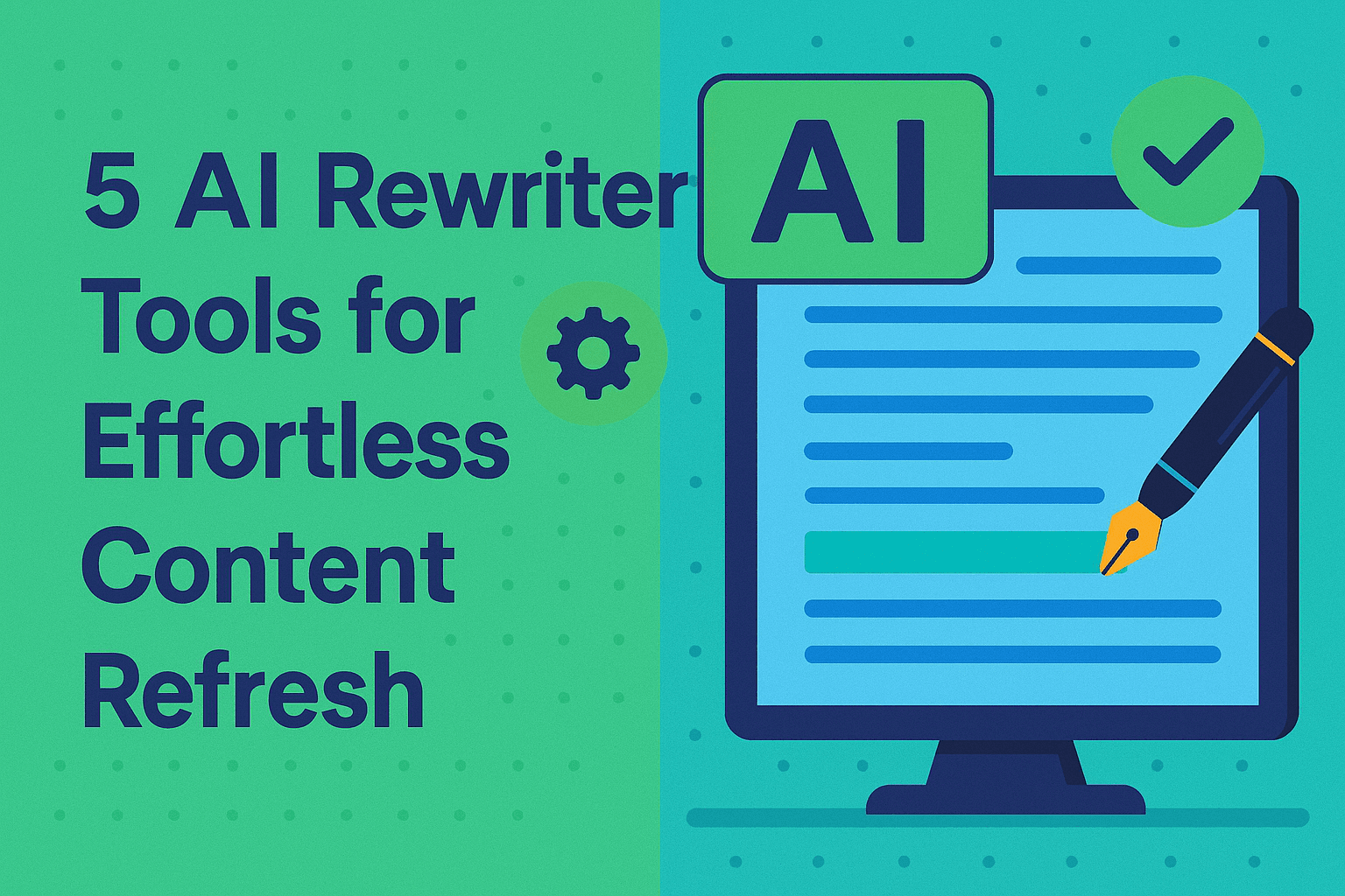 5 AI Rewriter Tools for Effortless Content Refresh